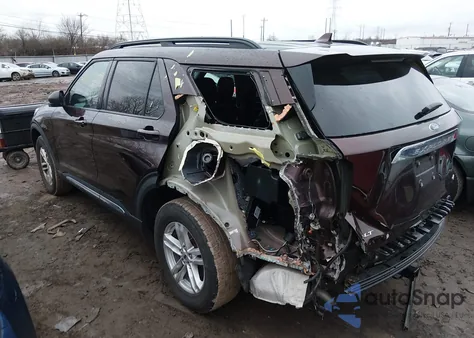 2020 Ford Explorer Xlt из США, поврежденный, VIN 1FMSK8DH8LGB62144